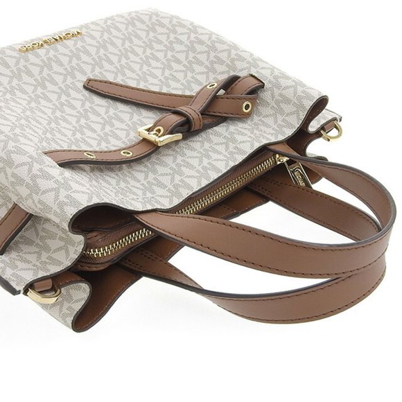 MICHAEL KORS bag Lady's handbag 2way shoulder brown white - Picture 4 of 9